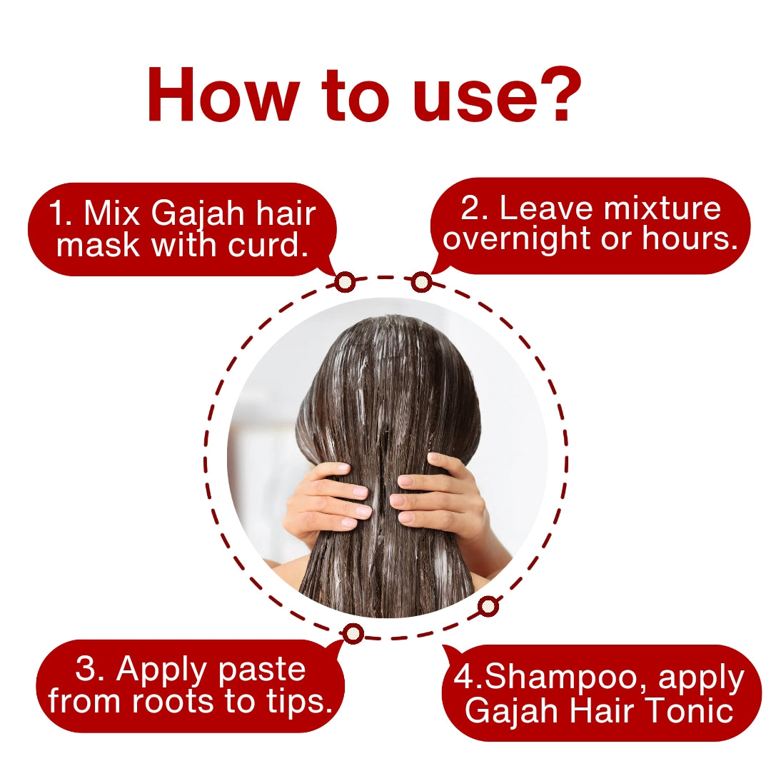 Gajah Hair Tonic and Hair Mask