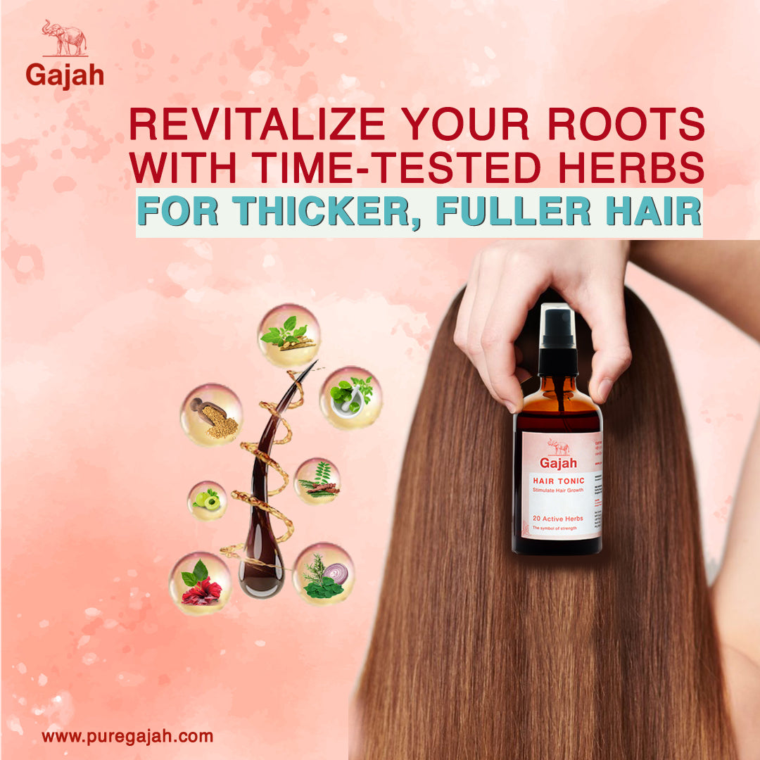 How to Regrow Your Hair Naturally: 19 Powerful Methods Using Gajah Hair Tonic