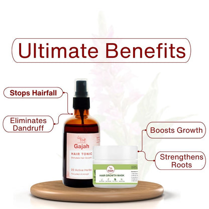 Gajah Hair Tonic and Hair Mask