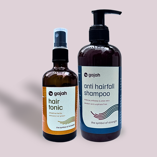 Gajah Hair Tonic and Anti Hairfall Shampoo