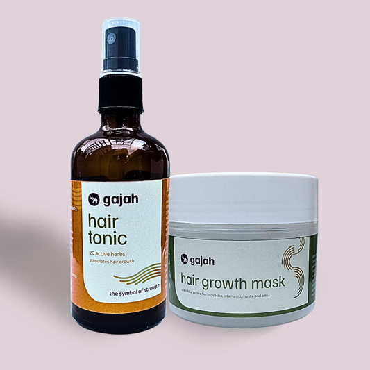 Gajah Hair Tonic and Hair Mask