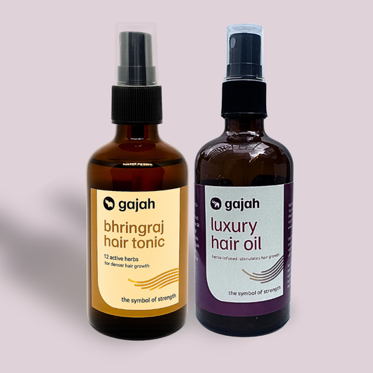 Gajah Bhringraj Hair Tonic and Luxury Oil