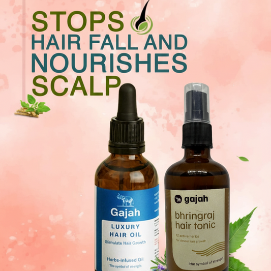 Gajah Bhringraj Hair Tonic and Luxury Oil