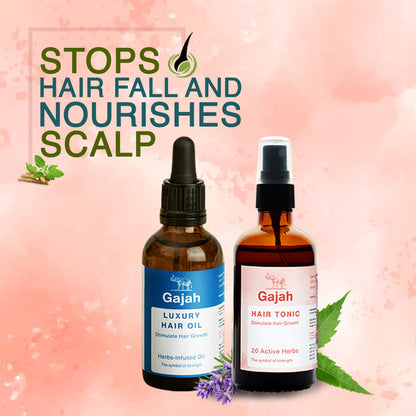 Gajah Hair Tonic and Luxury Oil